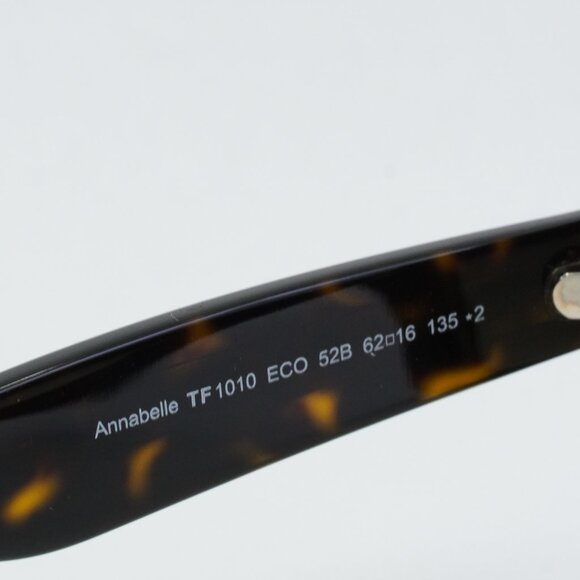 Tom Ford Annabelle FT1010 52B Sunglasses Havana Round Frame, Brown Lenses main image 4
